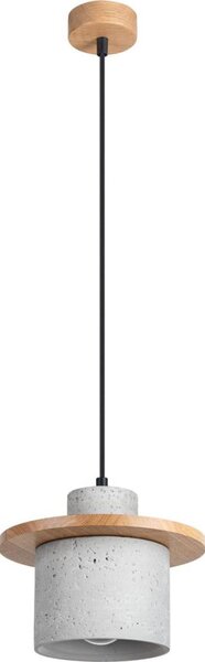 Sollux SL.1363 - Lustr na lanku MAB 1xE27/15W/230V pr. 22 cm beton/šedá