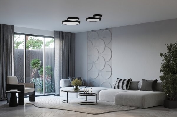 Sollux SL.1249 - LED Stropní svítidlo ONYX LED/48W/230V pr. 60 cm bílá
