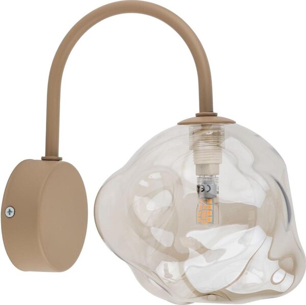 Brilagi - Nástěnná lampa VULCANO 1xG9/8W/230V béžová/kouřová béžová