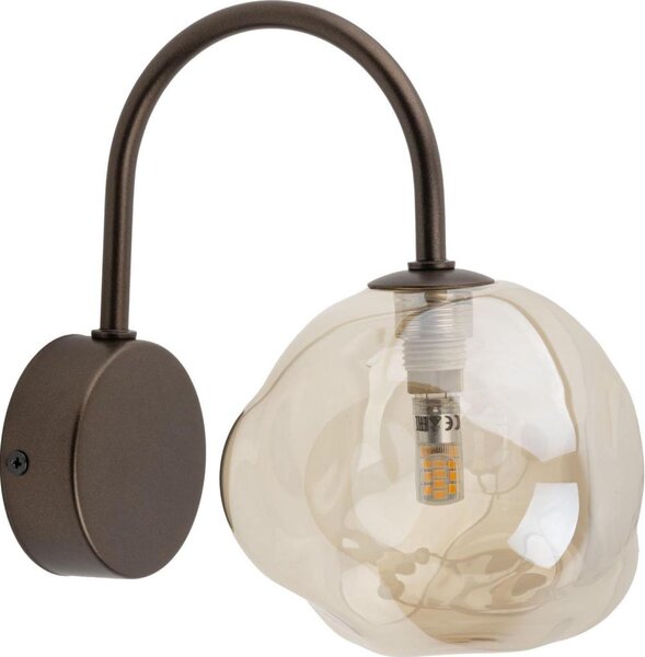 Brilagi - Nástěnná lampa VULCANO 1xG9/8W/230V hnědá/kouřová béžová