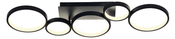 Brilagi - LED Stmívatelné stropní svítidlo RINGO LED/34W/230V černá + DO