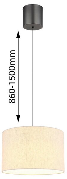 ZÁVĚSNÉ LED SVÍTIDLO, 35/180 cm - Závěsná LED svítidla