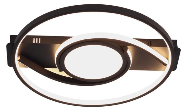 Brilagi - LED Stmívatelné stropní svítidlo TWIRL LED/38W/230V černá + DO