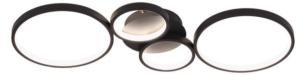 Brilagi - LED Stmívatelné stropní svítidlo RINGO LED/34W/230V černá + DO