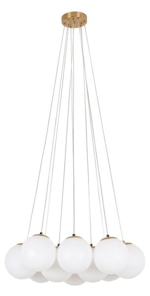 Brilagi - Lustr na lanku GLOBE 10xE14/15W/230V bílá