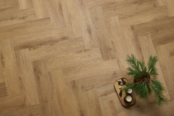 Vinylová podlaha click Afirmax Legnar Herringbone - Dub Garda 42705