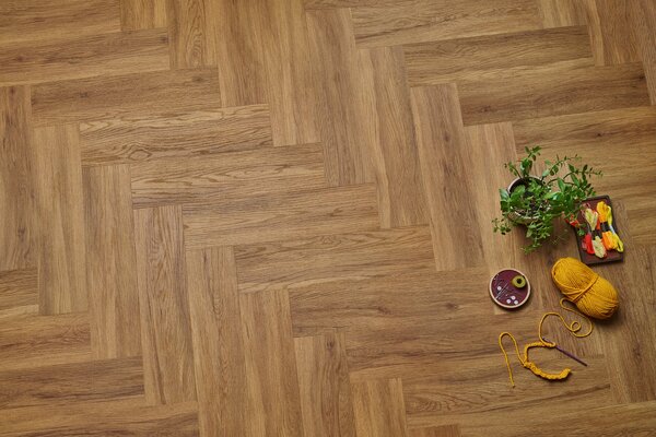 Vinylová podlaha click Afirmax Legnar Herringbone - Dub Jersey 41105