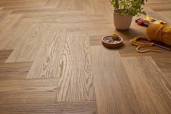Vinylová podlaha click Afirmax Legnar Herringbone - Dub Jersey 41105