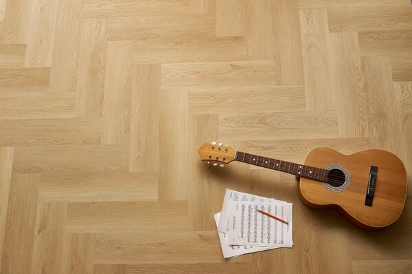 Vinylová podlaha click Afirmax Legnar Herringbone - Dub Hartford 41825
