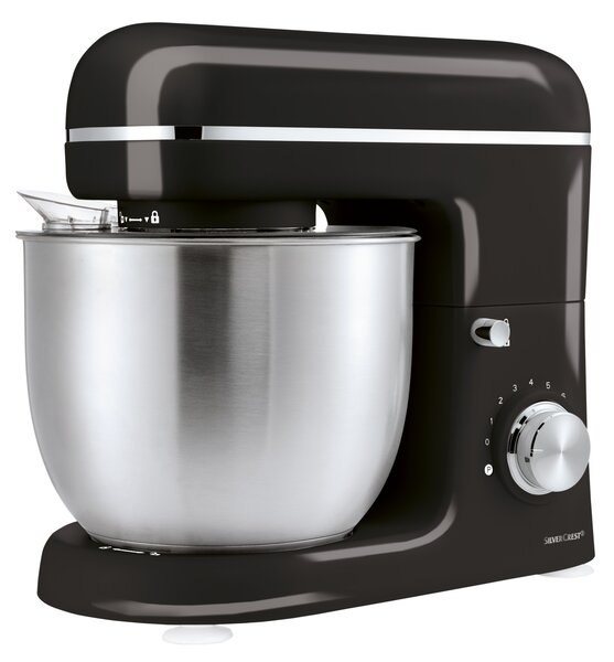 Silvercrest® Kitchen Tools Kuchyňský robot SKM 600 D4, černá (100387047)