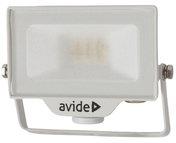 Prémiový ultratenký LED reflektor bílý 10W 1000lm, denní, s přípravou na čidlo, 3 roky