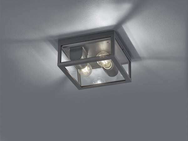 Trio 601860242 stropní svítidlo do koupelny Garonne 2x40W|E27|IP44