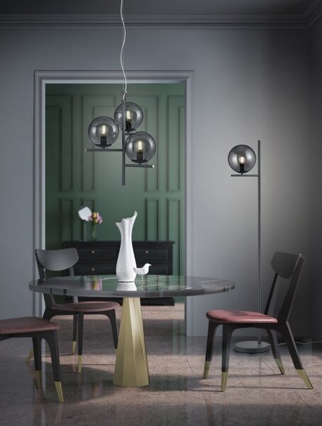 Trio 402000142 stojací lampa Pure 1x28W|E14