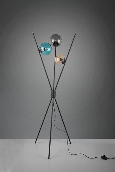 Trio 403400317 stojací lampa Lance 3x28W|E14