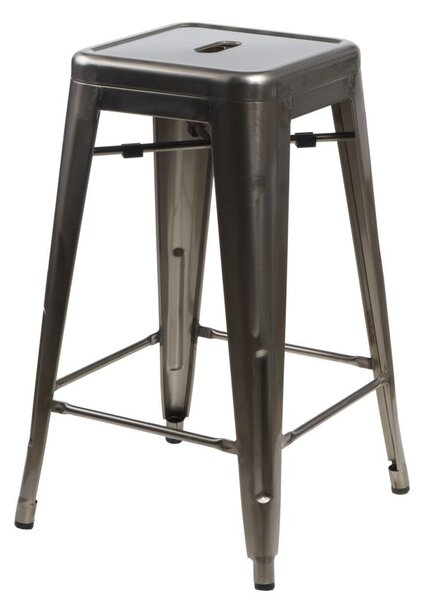 Barová židle PARIS 66cm kovová inspirovaná TOLIX