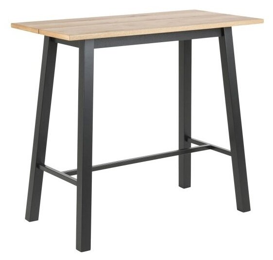 Barový stůl Chara Wood/černý kov