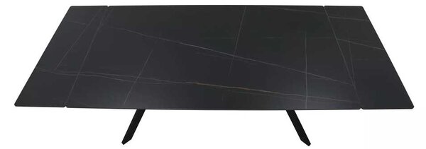 Jídelní stůl Lumiere 160 x 90 cm, černá