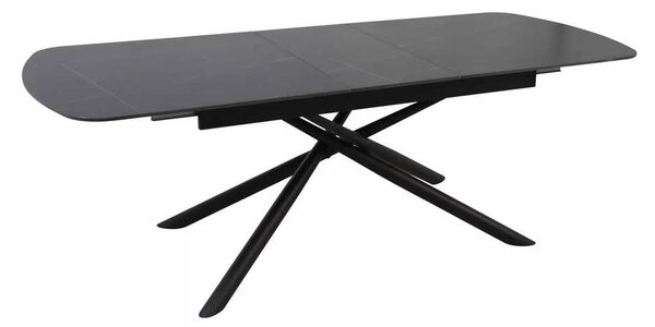 Jídelní stůl Valmir 160 x 90 cm, černá
