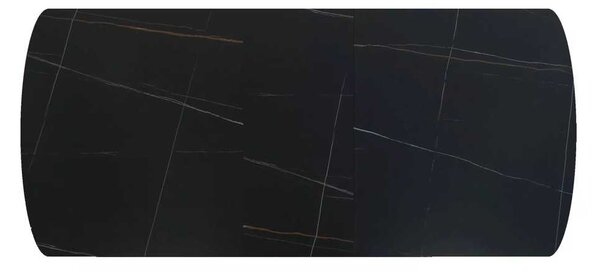 Jídelní stůl Valmir 160 x 90 cm, černá