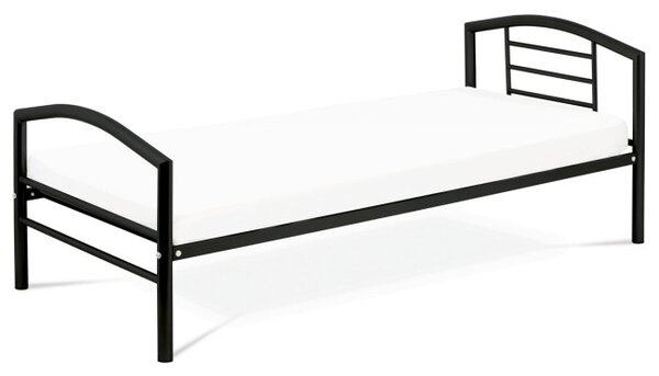 Kovová postel 90 cm černá BED-1900 BK
