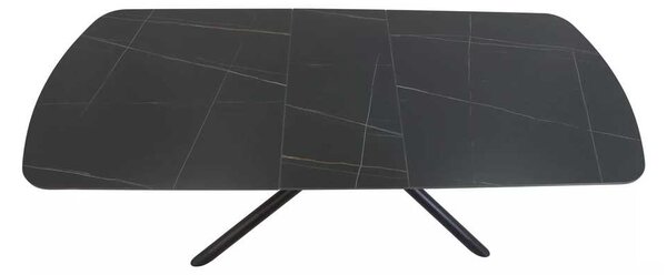 Jídelní stůl Valmir 160 x 90 cm, černá