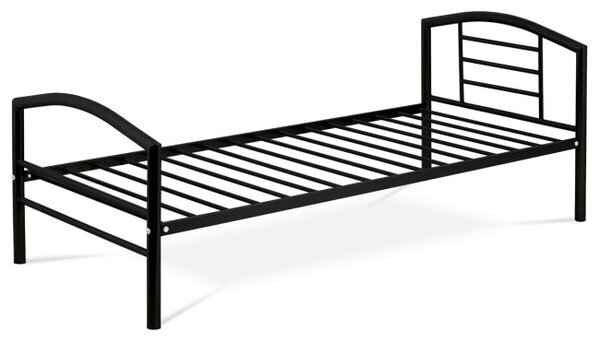 Kovová postel 90 cm černá BED-1900 BK