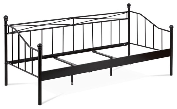Kovová postel 90 cm černá BED-1905 BK