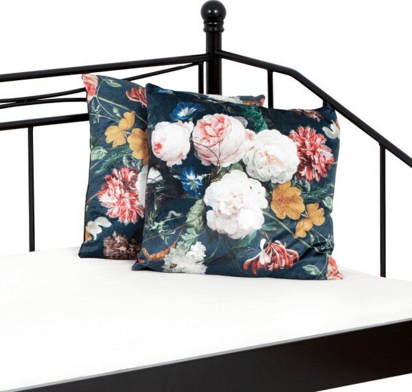 Kovová postel 90 cm černá BED-1905 BK