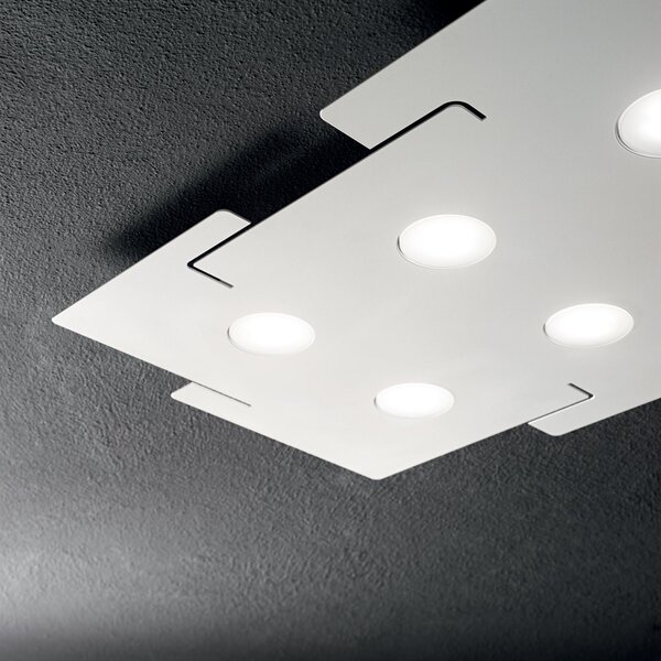 Ideal Lux 215785 stropní svítidlo Totem 6x15W | GX53 - bílá