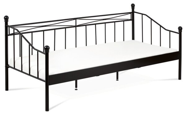 Kovová postel 90 cm černá BED-1905 BK