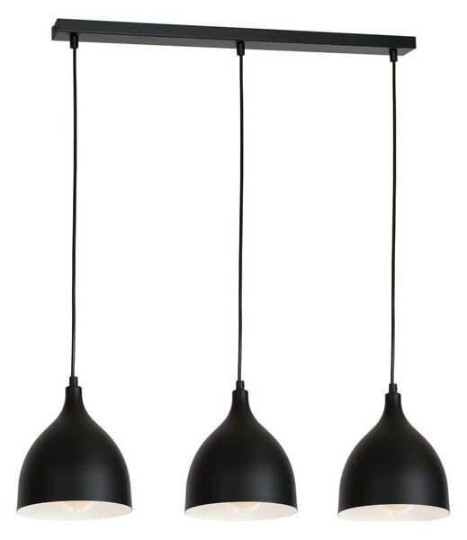 Lustr na lanku NOAK 3xE27/15W/230V černá
