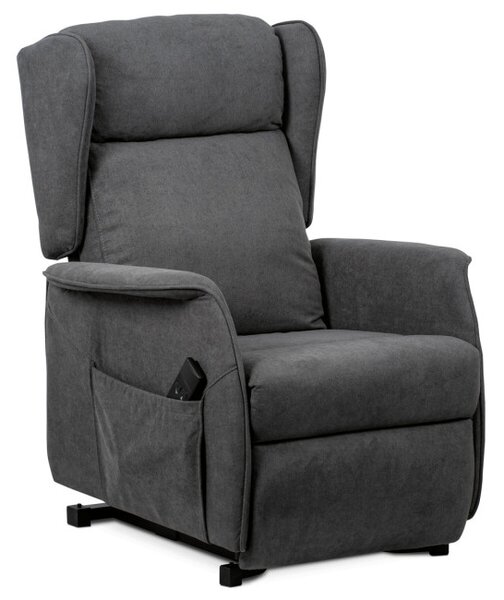 Polohovací křeslo šedé, elektrické TV-1190 GREY2