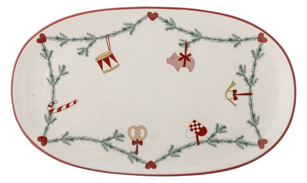 Servírovací talíř Yule Nature Oval 38,5 cm