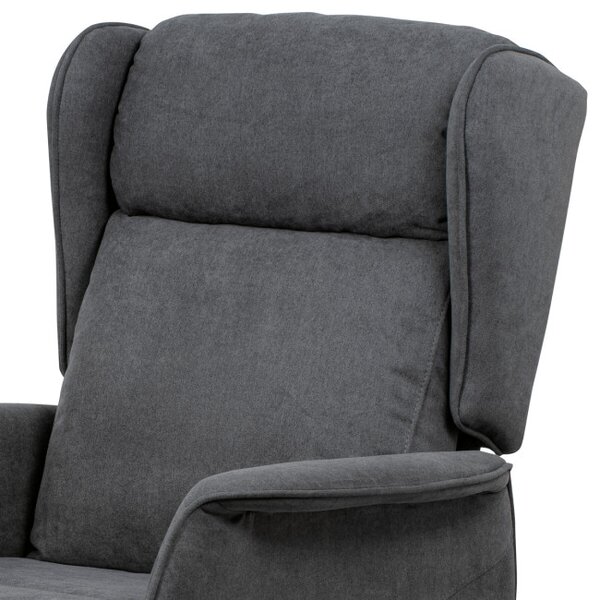 Polohovací křeslo šedé, elektrické TV-1190 GREY2