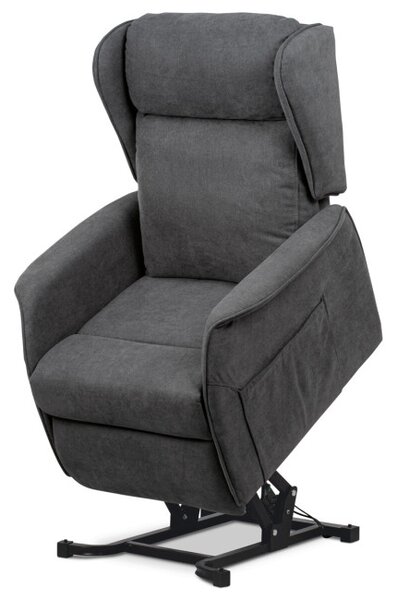 Polohovací křeslo šedé, elektrické TV-1190 GREY2