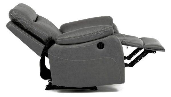 Polohovací křeslo šedé, elektrické TV-4094 GREY3
