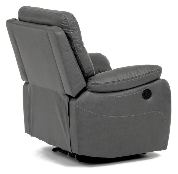 Polohovací křeslo šedé, elektrické TV-4094 GREY3