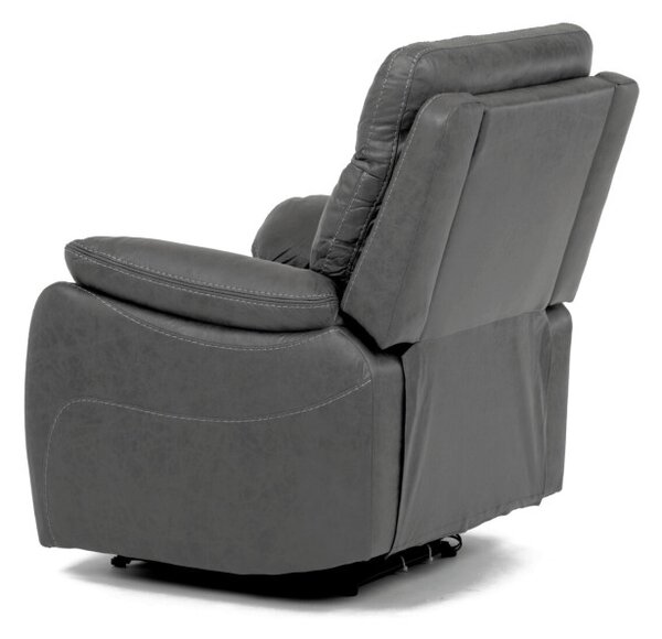 Polohovací křeslo šedé, elektrické TV-4094 GREY3