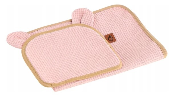 Hnízdečko (kokon) pro miminko - BABYMAM AIR 3D SAFE SLEEP SET - růžové