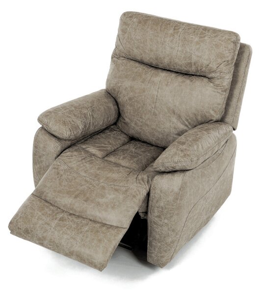 Polohovací křeslo béžové, elektrické TV-4094 LAN3