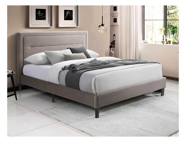 Postel Lune Velvet 160 cm, béžová