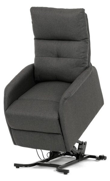 Polohovací křeslo šedé, elektrické TV-5482 GREY2