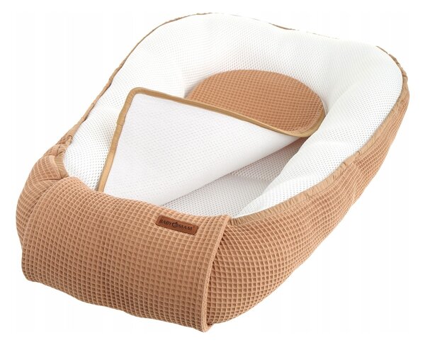 Hnízdečko (kokon) pro miminko - BABYMAM AIR 3D SAFE SLEEP SET - cappuccino