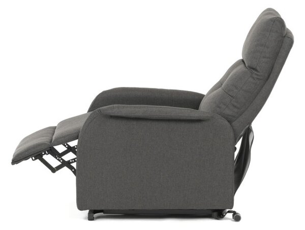 Polohovací křeslo šedé, elektrické TV-5482 GREY2