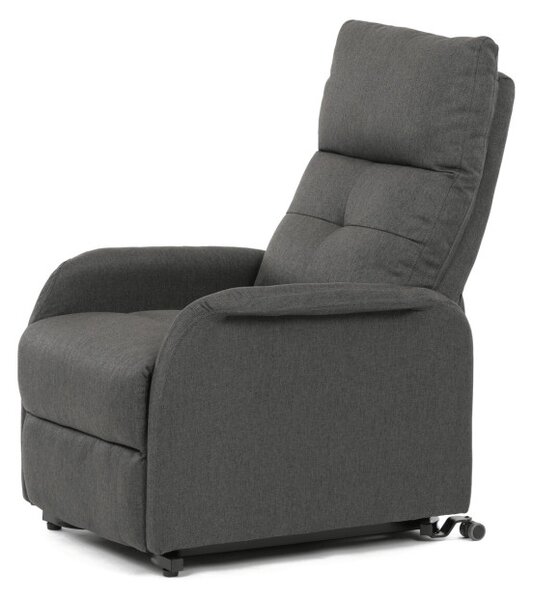 Polohovací křeslo šedé, elektrické TV-5482 GREY2