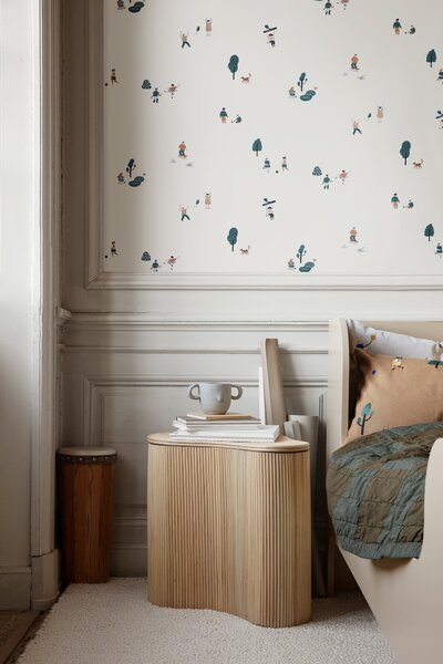 Ferm Living 1104265292 Stolek Isola s úložným prostorem