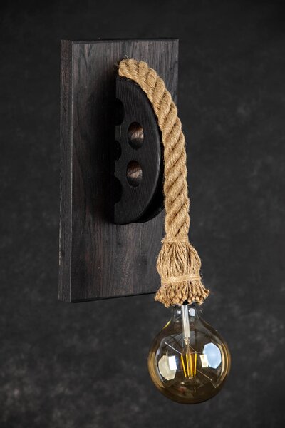 Nástěnné svítidlo loftové LOCH NESS wenge