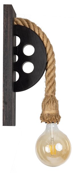 Nástěnné svítidlo loftové LOCH NESS wenge