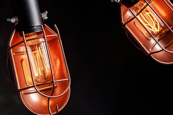 Nástěnné svítidlo loftové MECHANICAL 2 měděné