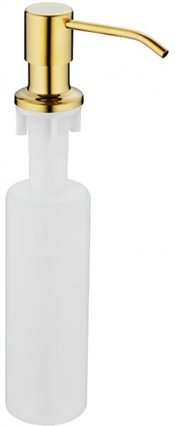 Mexen příslušenství, dávkovač saponátu do kuchyňského dřezu, zlatá, 6601320-50